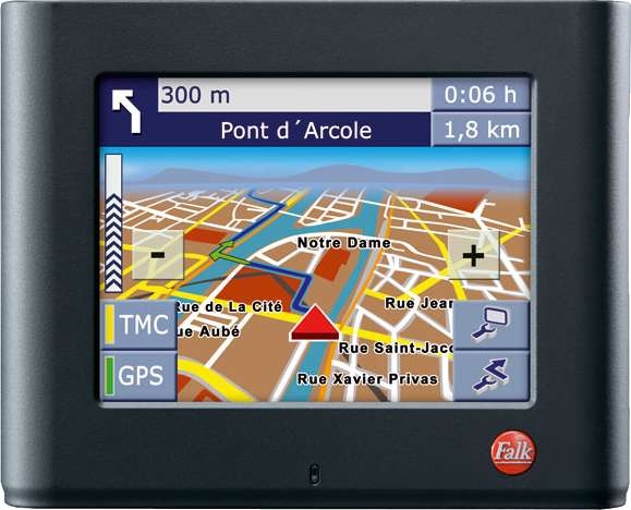 Falk N150 Professional GPS Navigation System with City Guides