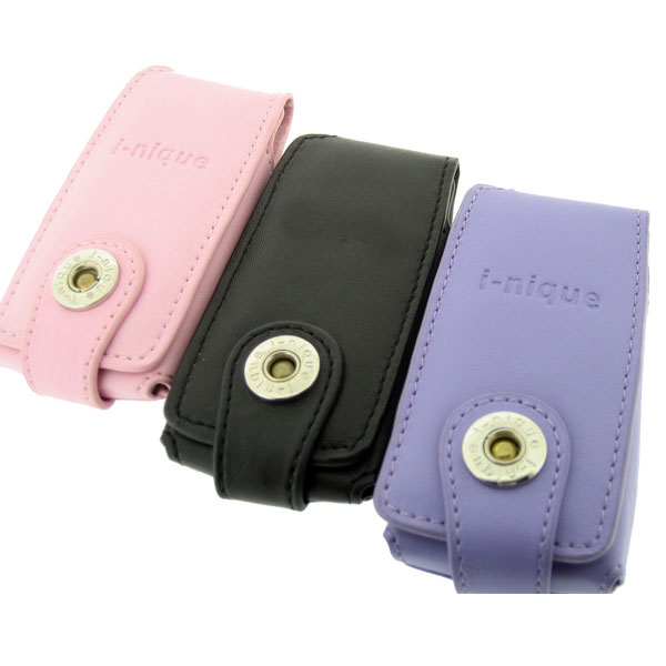 I-Nique Sony Walkman NWZ-A800 Value Leather Case Colour PURPLE