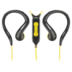 Sennheiser OMX 680i Ear-Hook Sports Earbud Design Earphones with Integrated Mic and Music Remote
