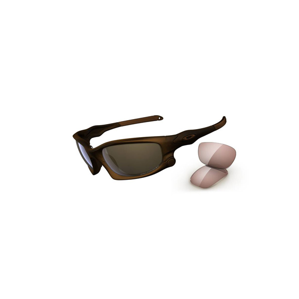 Oakley Split Jacket Glasses - Matt Rootbeer/ Tungsten Iridium Polarised