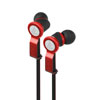 Beacon Perseus In-Ear Earphones with In-line Remote and Mic - Black/Red