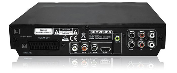 Sumvision Phoenix SV70 1080p Multi Regional DVD Player