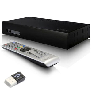 Popcorn Hour A-300s High Definition Network Media Player With Wi-Fi Dongle