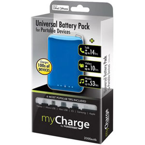 Mycharge Powermat Portable Rechargeable Battery Pack