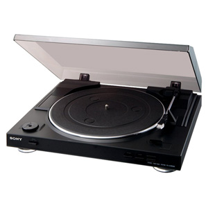 Sony PS-LX300 USB Turntable - USB output for quick, easy vinyl-to-MP3 conversion