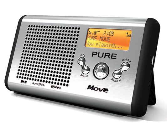 Pure Move Rechargeable Palm-sized DAB Radio