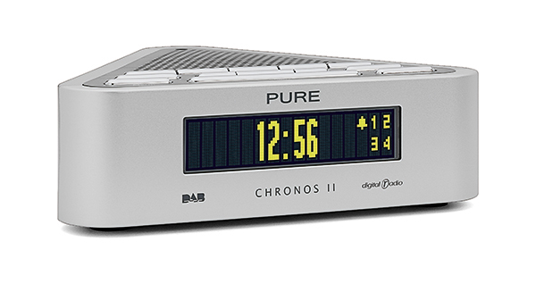 Pure Chronos II Stylish DAB & FM Clock Radio