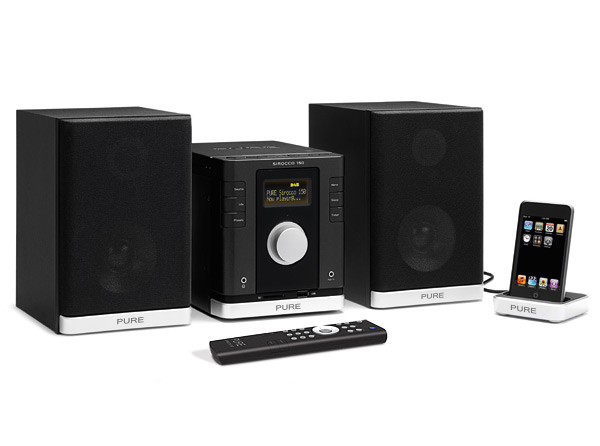 Pure Sirocco 150 DABFMCDSDUSB Hifi with Dock for iPod