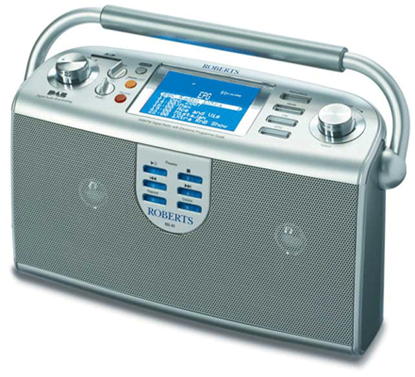 Revolutionise your radio listening with the SOUND 41 portable radio with DAB and FM stereo radio and Electronic Programme Guide (EPG). The SOUND 41 with its large high resolution display panel allows you to listen to  pause  and record live digital quality DAB radio. The EPG lets you view or record available DAB radio shows up to 7 days in advance. Simply find the programme and select it to record to your SD card. You can then listen back at your leisure. The timer can be set manually too you can plan your listening in advance and simply programme in the stations. The SOUND 41 will automatically tune to the pre programmed shows and play them – there’s no need to remember to switch channel!Radio The RD-41 can receive DAB and FM (with RDS) wavebands.Electronic programme guide (EPG) The EPG typically provides programme information for up to seven days. The electronic programme guide provides start/stop times and program information similar to that provided for digital TV broadcasts.SD ca...