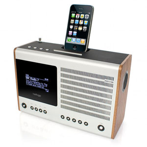 Revo Heritage G2 (New Version) DAB DABplus FM Wi Fi Radio and Docking Station (Walnut)