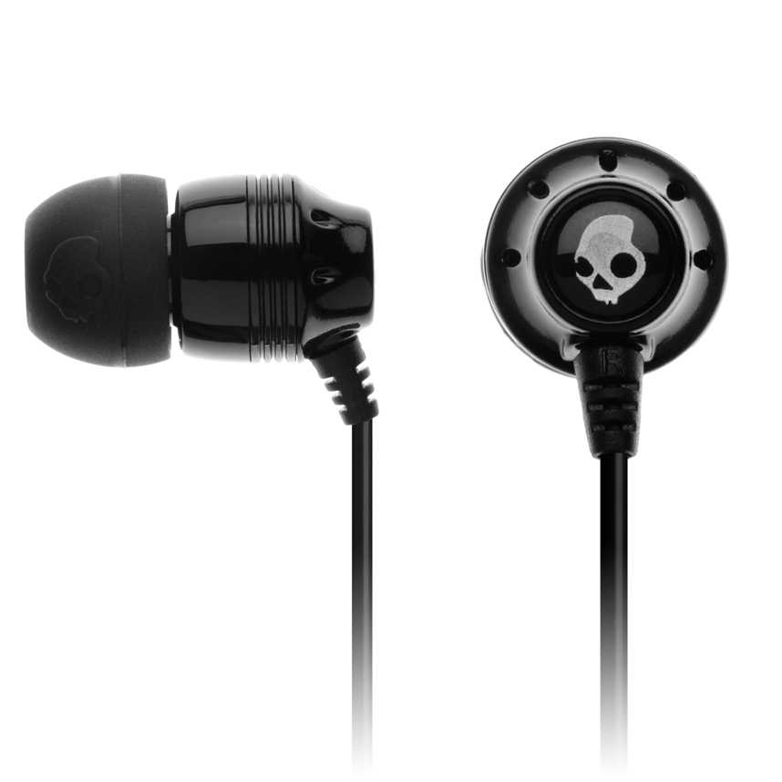 Skullcandy Inkd In-Ear Headphones with Integrated Mic, 2011 Range (Dual Colour) Colour BLACK-BLACK