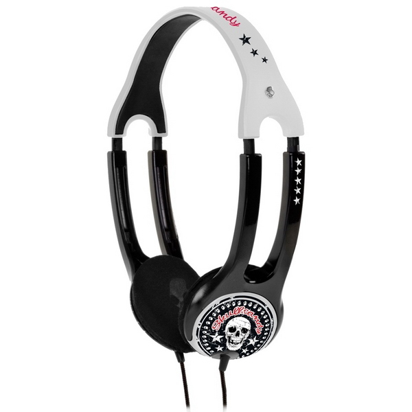 SkullCandy Icon II Black/White Headphones w/mic