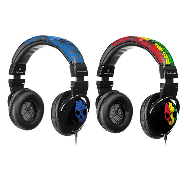 Advanced MP3 Players USA  SkullCandy Hesh Headphones Colour SHATTERED RASTA