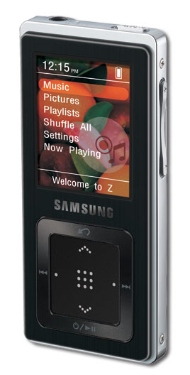 Samsung YP Z5 2GB MP3 Player Samsung Reconditioned SILVER