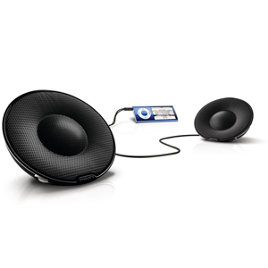 Philips SBP1120/10 Portable Speaker System for all MP3 Players 