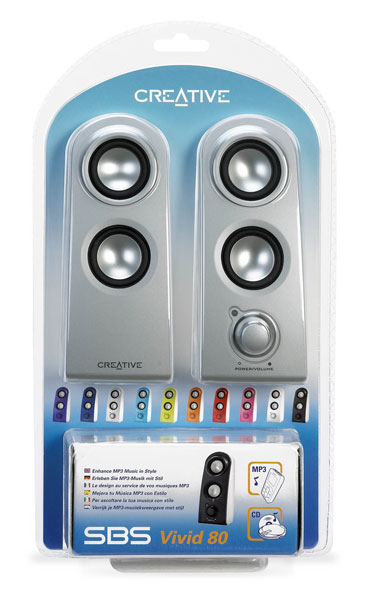 Creative SBS Vivid 80 Speakers Colour RED