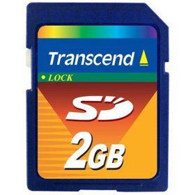 Transcend 2GB Secure Digital Memory Card