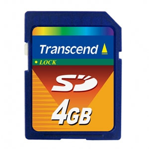 Transcend 4GB Secure Digital Memory Card