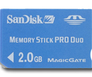 Sandisk Memory Stick PRO Duo 2GB