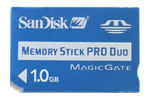 Sandisk Memory Stick PRO Duo 1GB