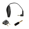 Shure Headphone Adapter Kit (1/4" adapter, airline adapter)