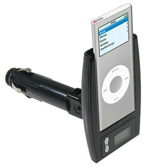 Slick iPod Nano 2nd Gen FM Transmitter Car Kit