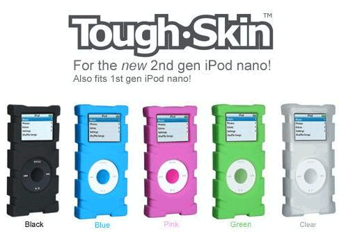 Speck ToughSkin for iPod nano 2G - Black
