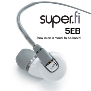 Ultimate Ears super.fi 5EB earphones Colour BLACK