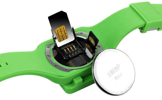 sWaP Rebel Sim Free Unlocked Mobile Phone Watch & Media Player with Camera