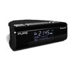 Pure Siesta DAB/FM Bedside Clock Radio (Black)