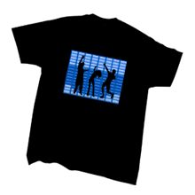 T-Qualiser Dancing Sound Activated T-shirt