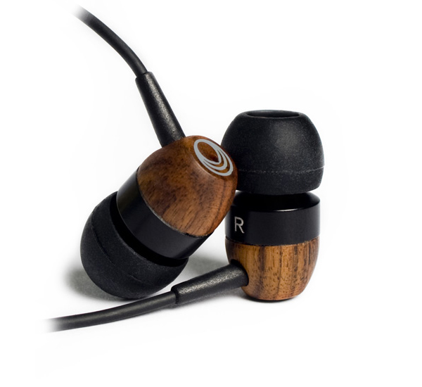 thinksound TS01 In Ear Wooden Headphones Colour ChocolateBlack
