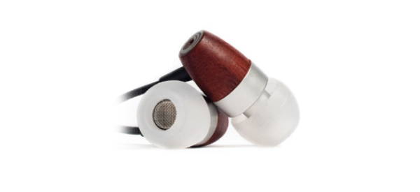 thinksound Rain In Ear Wooden Headphones Colour SILVER CHERRY