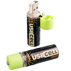Moixa USBCELL AA USB Rechargeable Batteries 2 Pack
