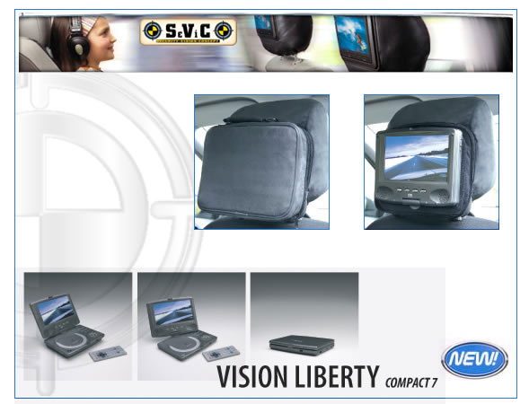 Vision Liberty VLC7 Rotatable DVD Player
