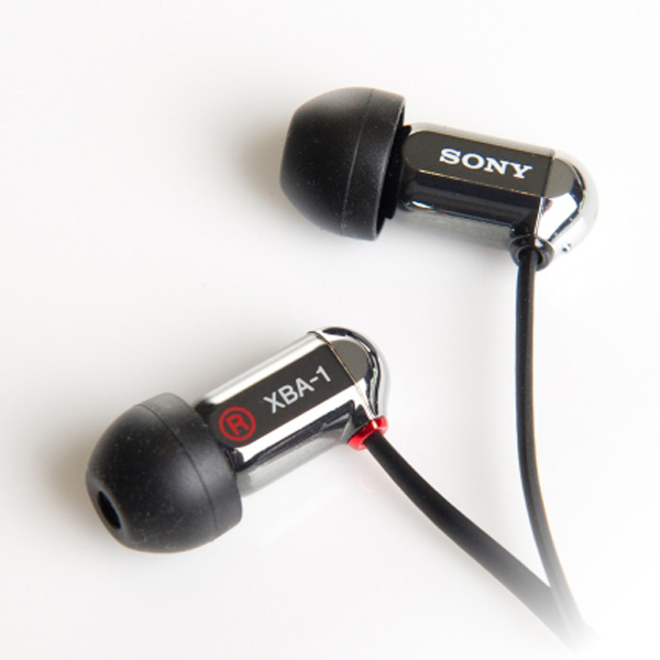 Sony XBA 1 3gram Balanced Armature Driver Noise Isolating In Ear Headphones