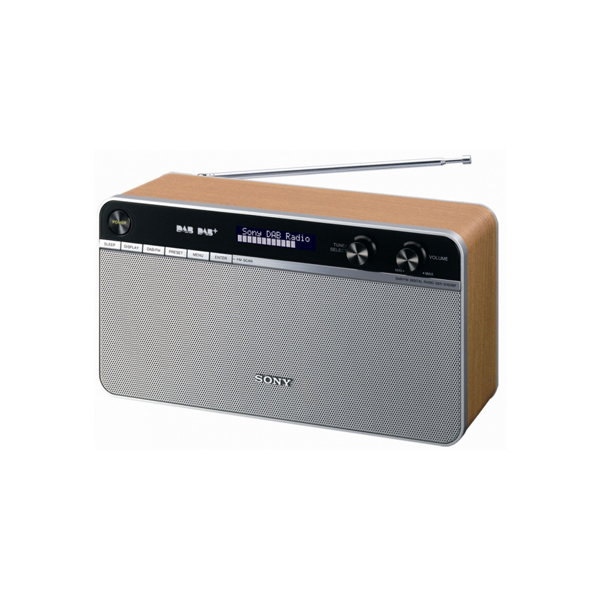 Advanced Mp3 Players France  Sony XDR-S16DBP DAB+/DAB Digital Radio with Retro Natural Wood Design