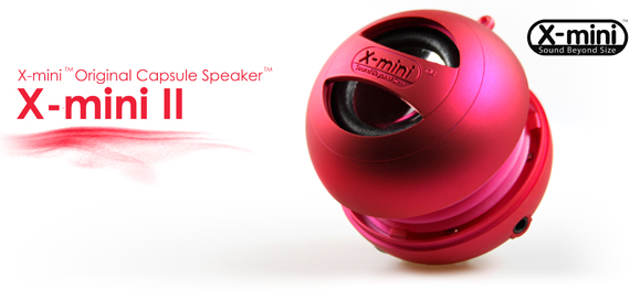 X-Mini II Capsule Speaker in Pink X-Mini II Capsule Speaker in Pink