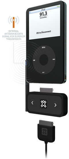 XtremeMac Airplay Boost FM Transmitter for iPod Video amp iPod nan