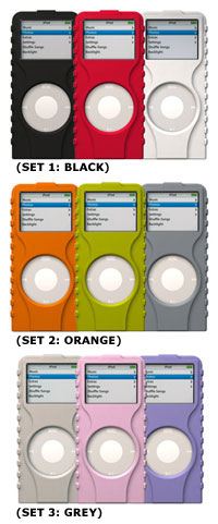 XtremeMac TuffWrap 3-Pack for iPod nano
