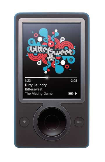 Microsoft Zune 30GB Portable Media Player Colour BLACK