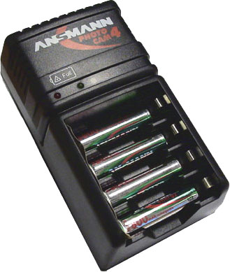Ansmann Charger and 4 x AA rechargeables