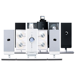 iLuv I9200BLK 4 CD/MP3 Hi-Fi Audio System with iPod Dock