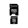 Transcend 4GB Mini Secure Digital High Capacity Card and Adaptor