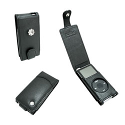 Noreve iPod Nano Leather Case (Black)