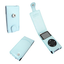 Noreve iPod Nano Leather Case (Blue)