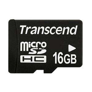 Transcend 16GB Micro SDHC Memory Card