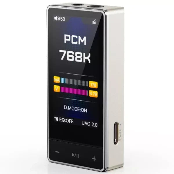 FIIO QX13 Portable DAC and Headphone Amplifier - TITANIUM (Box opened)