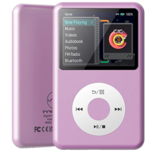 INNIOASIS Y1 MP3 Player, 64GB or 128GB version - 128GB / PURPLE (Box opened)