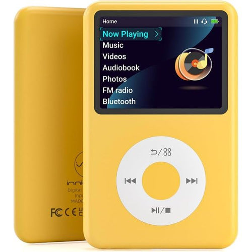 INNIOASIS Y1 MP3 Player, 64GB or 128GB version - 128GB / YELLOW (Box opened)